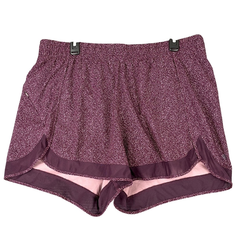 Athleta Printed Mesh Racer Run Short 4" Performance Athletic‎ Running Womens 1X